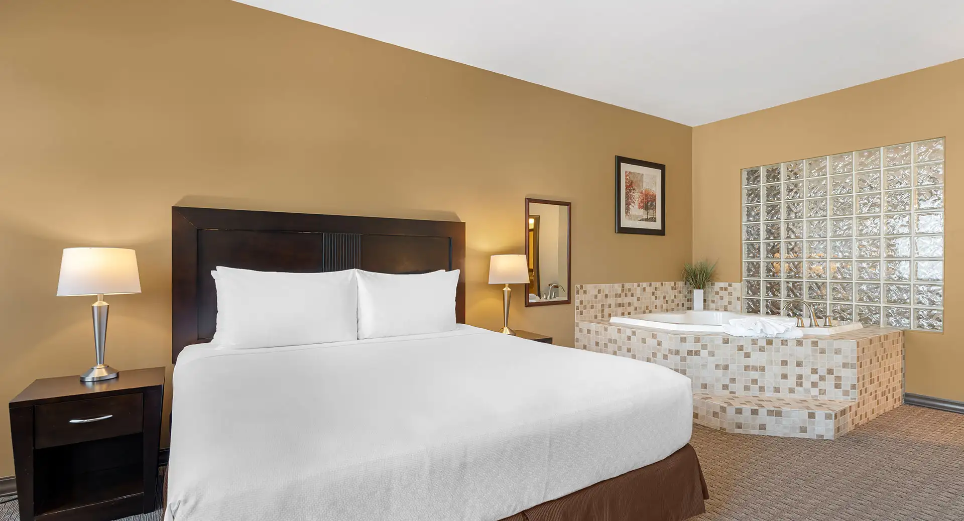 Jetted Tub Room 1 King Bed 3